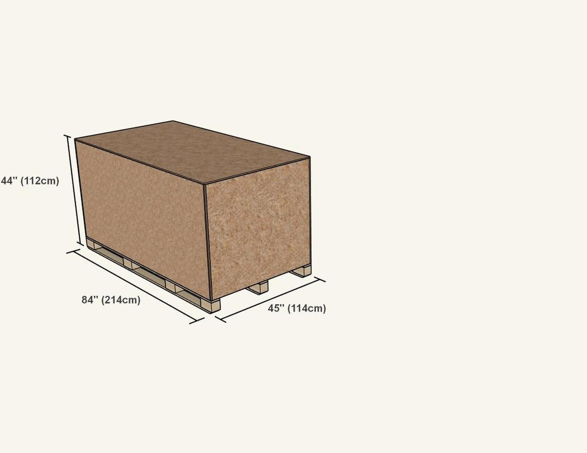 CT Luna Sauna dimensions diagram