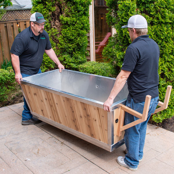 The Polar Plunge Tub, interior view