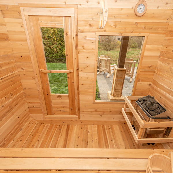 CT Luna Sauna door detail