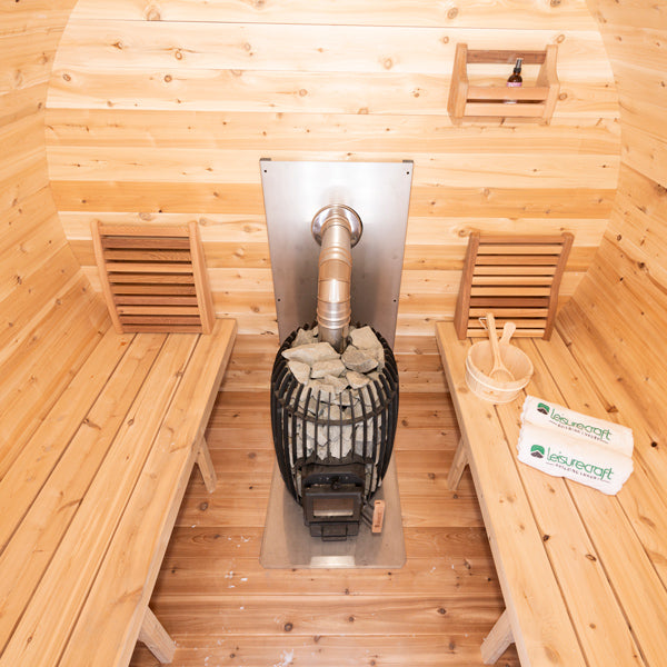 CT Elation Sauna bench detail