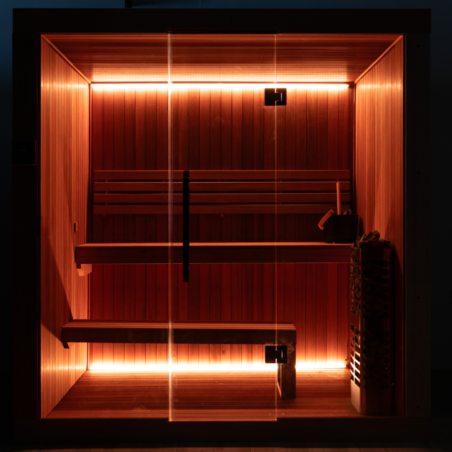 CT Element Studio Sauna angle view