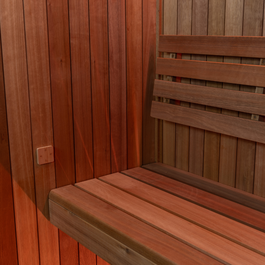 CT Element Studio Sauna wood detail