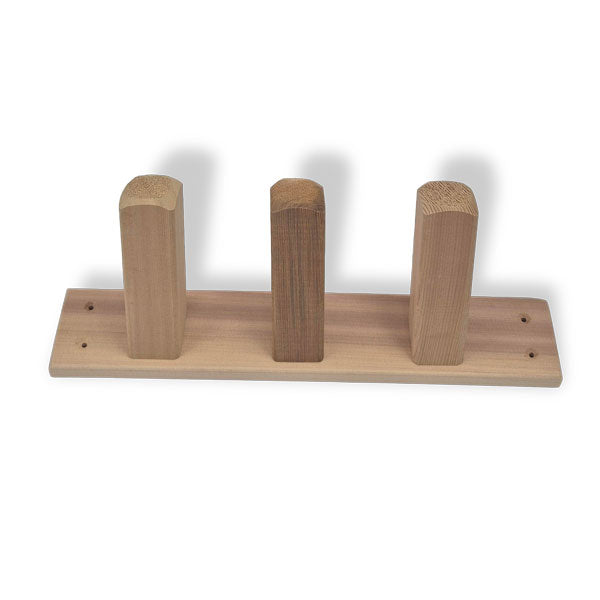 Towel Hooks 3 Peg detail