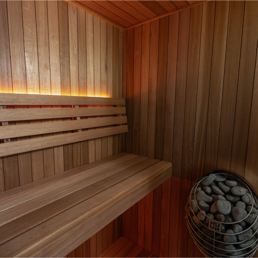 CT Element Loft Sauna interior view