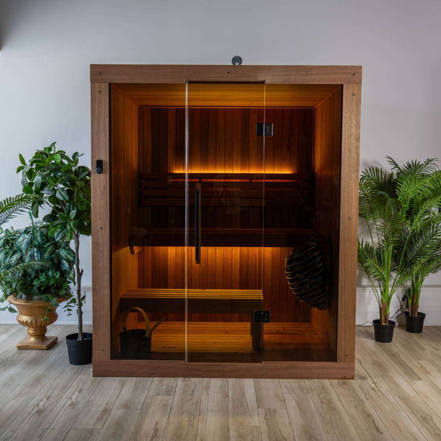 CT Element Loft Sauna wood detail