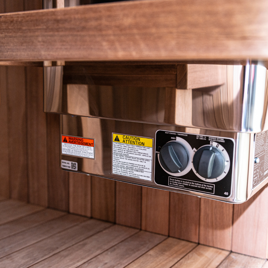 CT Element Nook Sauna heater detail
