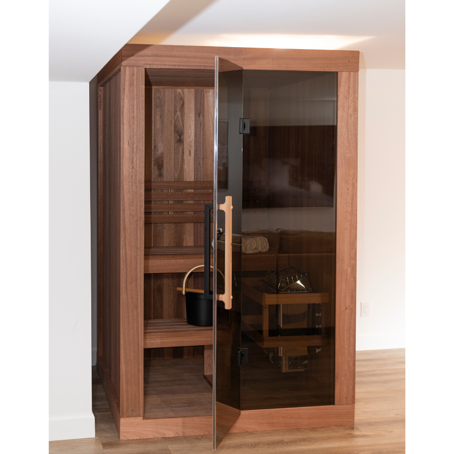 CT Element Nook Sauna wood detail
